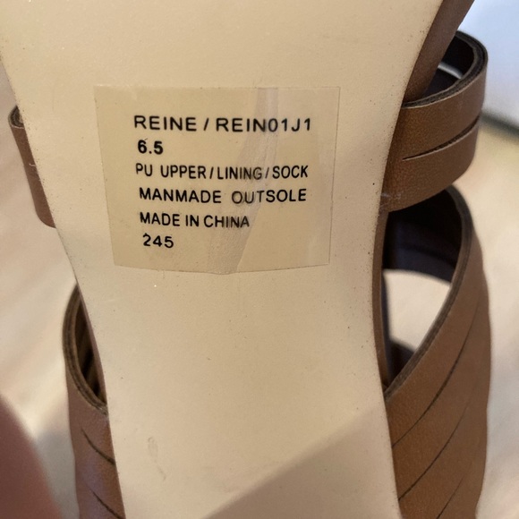 Size 6.5 Madden Girl Brown Block Heels - Picture 7 of 9